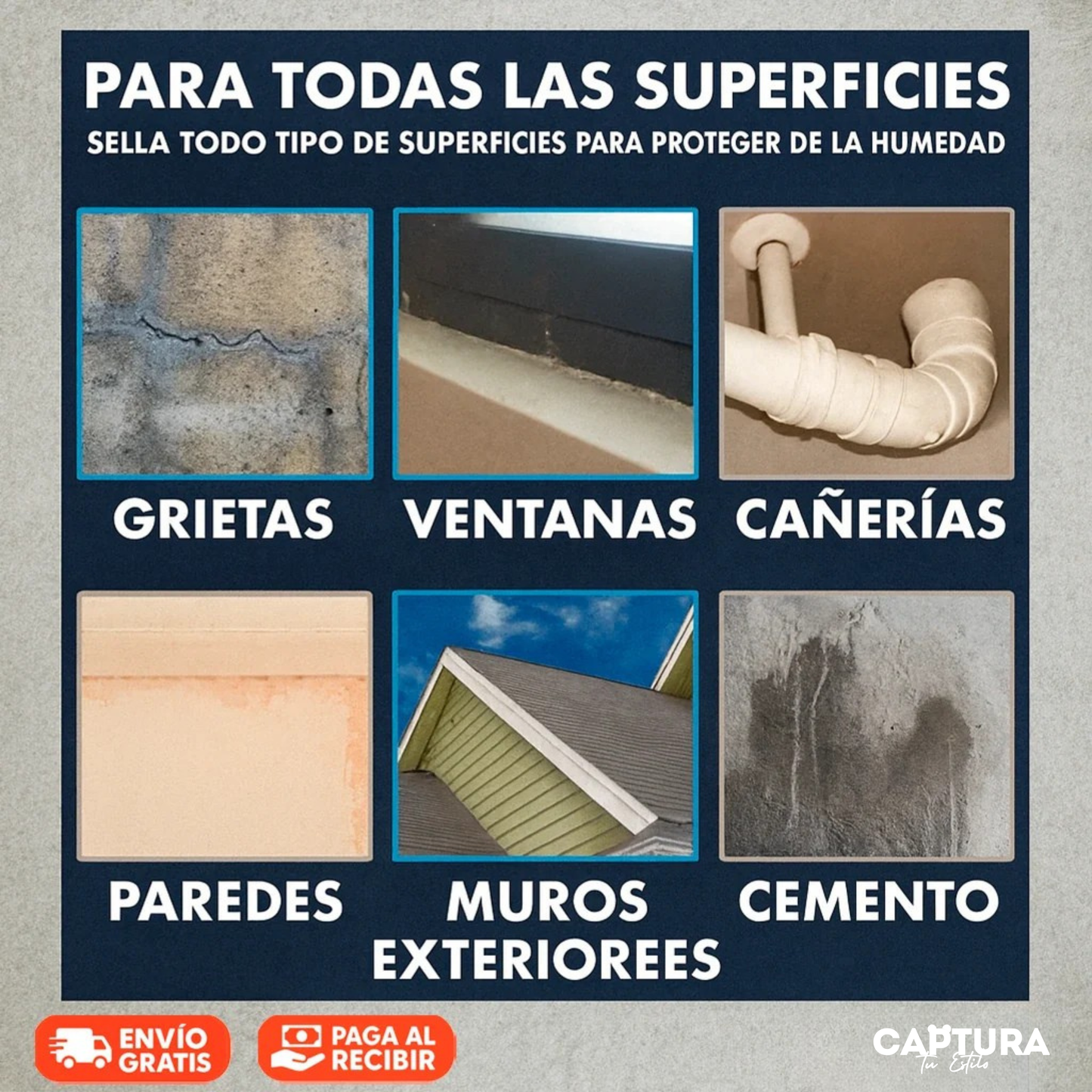 Sellador Impermeabilizante Transparente (1KG) + Brocha Gratis | MaxSeal™ Pro