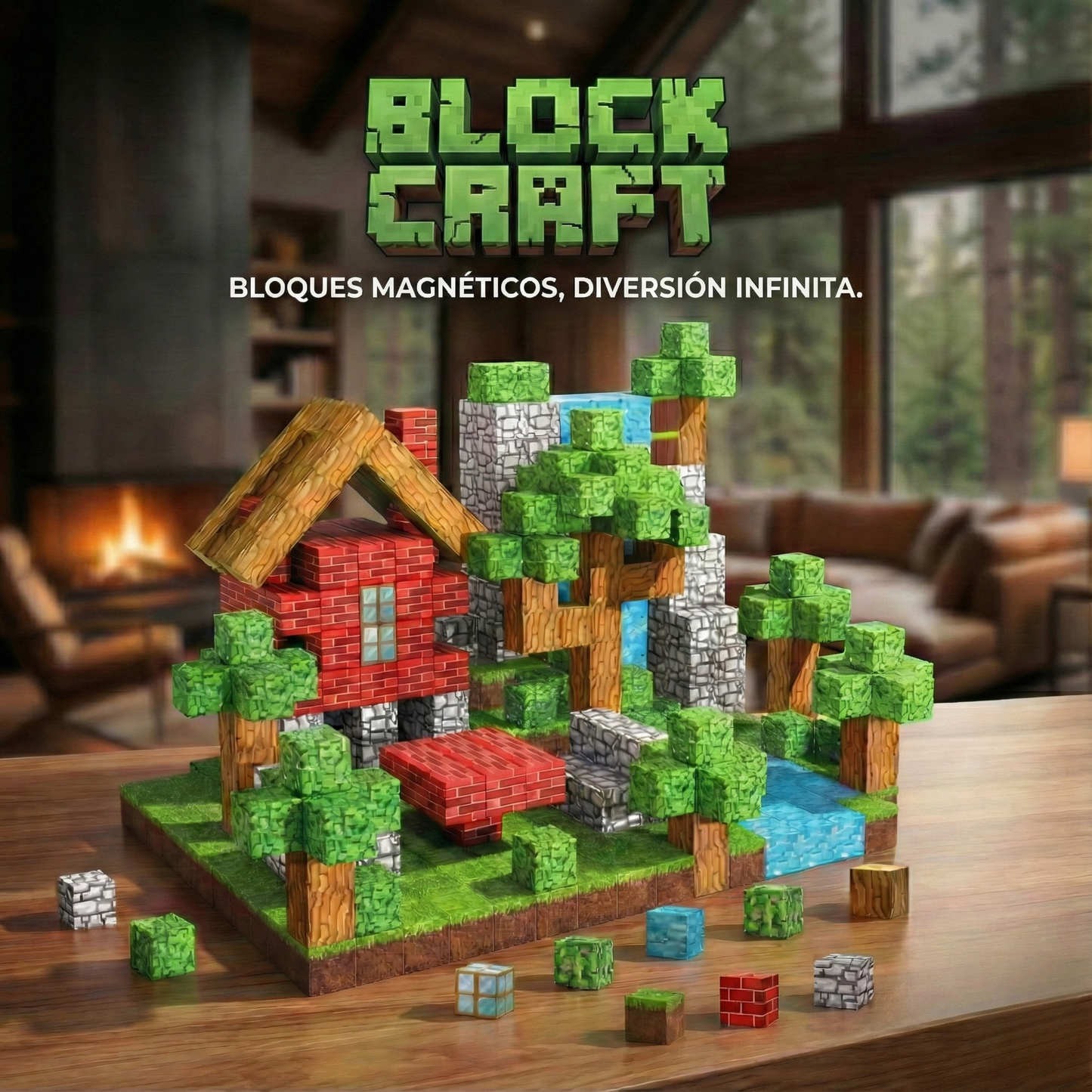 Bloques Magnéticos 75 Piezas | Block Craft™