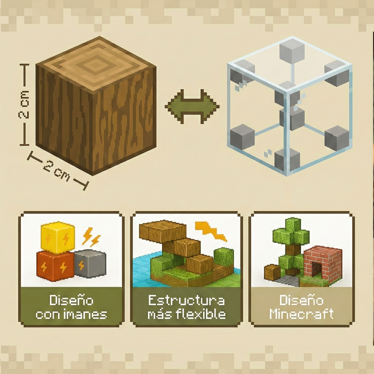 Bloques Magnéticos 75 Piezas | Block Craft™