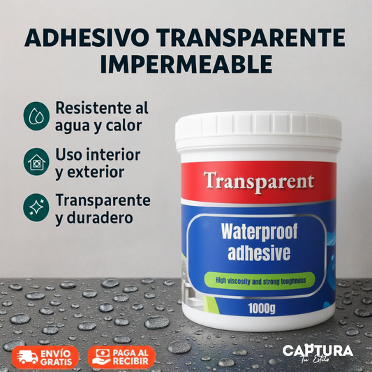 Sellador Impermeabilizante Transparente (1KG) + Brocha Gratis | MaxSeal™ Pro