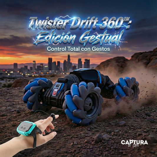 Auto 4x4 con sensor de mano - Twister Drift 360™: Edición Gestual RGB
